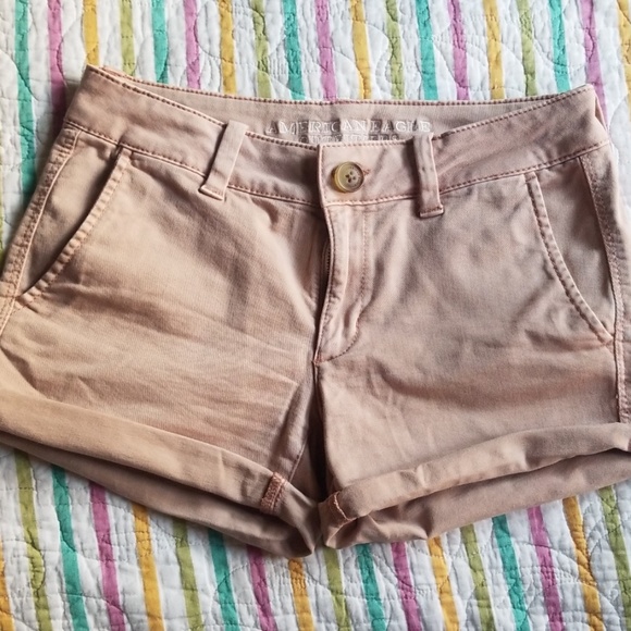 AE Soft Champagne Pink Shorts - Picture 1 of 7